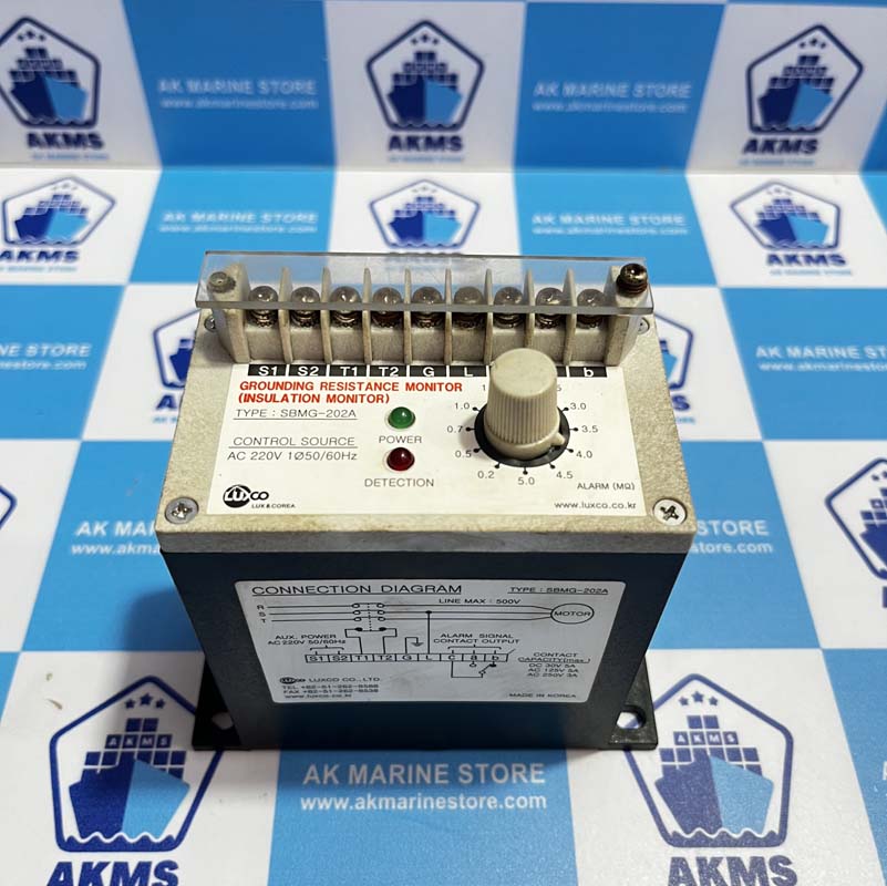 LUXCO SBMG-202A GROUNDING RESISTANCE MONITOR